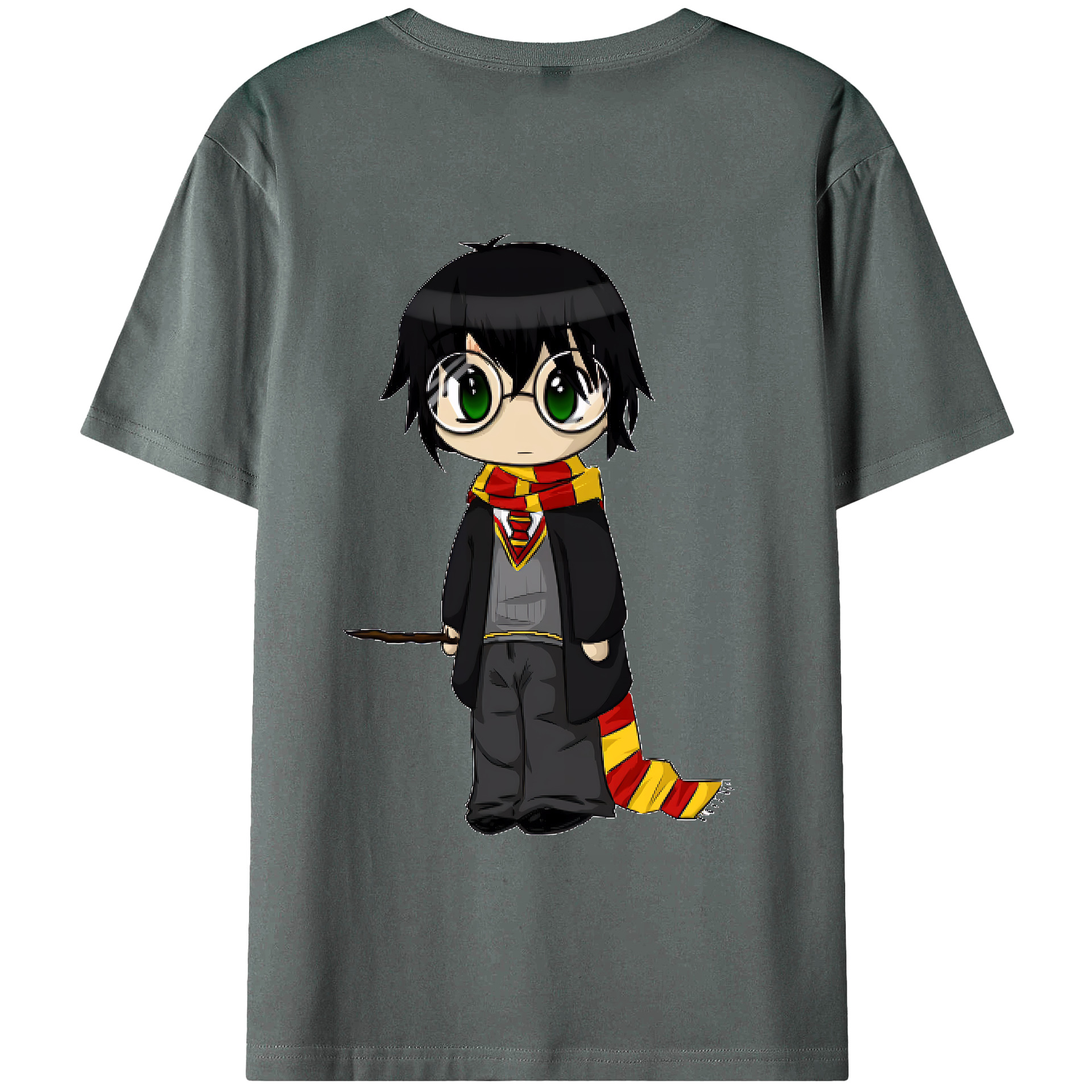 （画像用） Harry Potter ハリー・ポッターシリーズ 綿100％半袖Tシャツ（背面プリント）